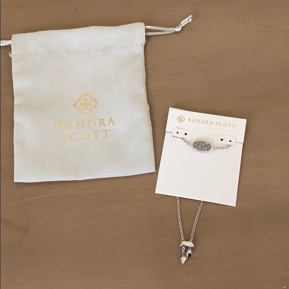 Kendra Scott Jewelry - KENDRA SCOTT Elaina Silver Drusy Bracelet Kendra Scott Jewelry - KENDRA SCOTT Elaina Silver Drusy Bracelet